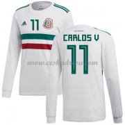 Fotbalové Dresy Levně Mexiko MS 2018 Carlos Vela 11 Venkovní Dres Dlouhým Rukávem..